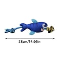 thumbnail image 2 of Dog Chewing Toy | Animal Shaped Tug Of War Toy Interactive Chewing Tug Of War Toy Suitable For Small Medium And Large Cat Chews for Cat Go Dog Large Christmas Small Dog Rope for Aggressive Chewers Pig, 2 of 3