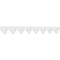 thumbnail image 1 of Ekena Millwork RUNP04X0625X48ADD 4 x 48 Po. Pitch 0.62 Po. Bordure de Course en PVC de Qualité Architecturale, 1 of 4