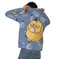 thumbnail image 2 of Psyduck Men's Hoodie Novelty Pattern Long Sleeve Unisex Pullover Hoodies Casual Hooded Sweatshirt with Pocket, 2 of 8