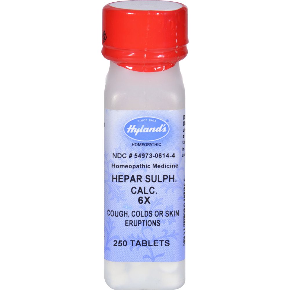Hyland's Calcium Hepar Sulphate 6x 250 Tablets