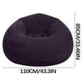 thumbnail image 4 of Birdeem Home Plush Inflatable Lazy Football Sofa Single Person Sofa Leisure and Entertainment Stool, 4 of 10