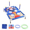 thumbnail image 1 of Blue Throwing Sandbag And Hoops Combo Game Interactive Exercise Toys For Kids, Indoor Outdoor Sports Activity Set With Scoring System, Size 21.26X17.91X31.50 Inches, Weight 1.94 Lb, 1 of 4