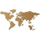 thumbnail image 1 of 1 juego de tablero de corcho con mapa mundial autoadhesivo para chinchetas y mensajes, 1 of 8
