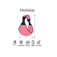 thumbnail image 2 of Cangurera Ergonómica Morral Portabebés Suave Cómoda Y Ligera Color Rosa, 2 of 3