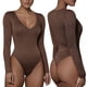 thumbnail image 1 of Body Shapewear Gibobby con Control de Barriga para mujer café M, 1 of 5