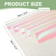 thumbnail image 2 of Uxcell Papel de Envoltura para Flores, Plástico Iridiscente de Doble Cara, Embalaje de Ramo Impermeable, Suministros para Floristas, Manualidades DIY, Blanco, 2 of 7