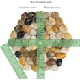 thumbnail image 3 of River Rocks Stepping Stones Pavers Outdoor for Garden Walkway, Pebbles Polished Gravel for Yard Lawn Patio Pathway Landscaping, Set of 6 (Hexagon), 3 of 16
