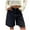 Black, variant on Bermuda Ripped Jeans Shorts for Women Trendy 2025 Denim Casual Loose Wide Leg Long Summer Stretch Denim Summer Flowy Shorts with Pockets S-XL