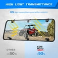 thumbnail image 4 of KEMIMOTO Rear Hard Windshield Rear Window Compatible with 2016-2023 Polaris General 1000 / 4 1000 / General XP 1000 4 Clear, 4 of 9