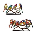 thumbnail image 5 of Fasiaou 4/7 Birds on a Branch, Metal Desktop Decorations, Home Bird Decorations for Office, Window, Aviary, Garden, Gifts for Bird Lovers, Boxed Set.,B, 5 of 5