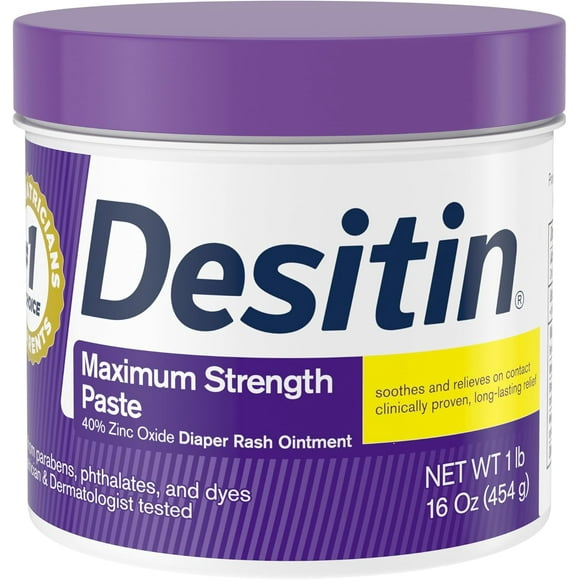 Desitin Diaper Rash Paste Maximum Strength, 16-Ounce