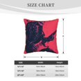 thumbnail image 4 of Susaid Rock Skull Guitarist Print Velvet Throw Pillow Covers Home Art Deco Pillowcase Square Pillow Case Cushion Cover for Bed Sofa Living Room Car Indoor and Outdoor-18"x18", 4 of 8