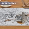 thumbnail image 5 of Boho Modern Abstract Area Rug 5x7 Machine Washable, Non-Slip Backing, Soft Low Pile Faux Wool Carpet for Living Room, Bedroom, Dining Room, 5 of 9