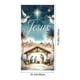 thumbnail image 3 of Decoraciones navideñas, adornos navideños, regalos de Navidad, marco de puerta navideño, decoración para fiestas, pegatinas para puertas, escena navideña, tela colgante, funda de poliéster para puerta, 3 of 6