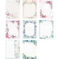 thumbnail image 1 of baomifa-64 Lined Writing Stationery Paper - Beautiful Design Writing Letter Paper Set for Greeting Cards, Thank You Notes, Invitation Cards, A4 Size, 8 Different Style, 1 of 4