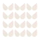 thumbnail image 1 of Uxcell 12Pcs Alas de Ángel para Manualidades, Pequeñas Alas de Ángel Brillantes Blancas, Parches de Tela para Coser en Manualidades DIY (3.4 Pulgadas), 1 of 6