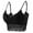 Black, variant on Darzheoy Women's Lace Beauty Back Solid Strap Wrap Hollow Out Bra Underwear Bras for Women One Size