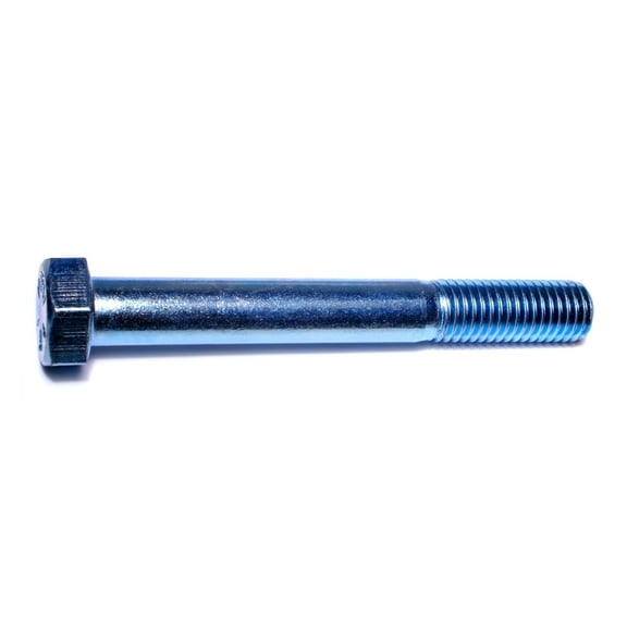 5/8"-11 x 5" Zinc Plated Grade 8 Steel Coarse Thread Hex Cap Screws
