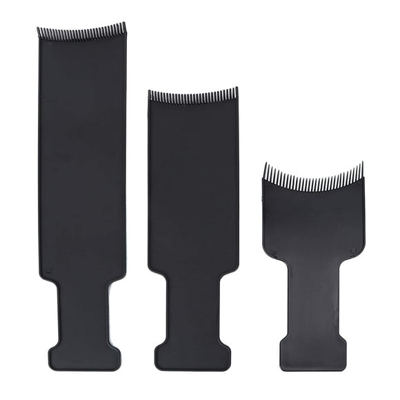 3pcs Balayage Board highlighting paddle highlighting brush highlighting paddle With Teeth Highlighting Skateboard Tool