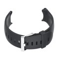 thumbnail image 2 of Correa de Silicona Y Cierre Plateado para Reloj Deportivo de Aproximación Negro Cola Muñequera de silicona, 2 of 8