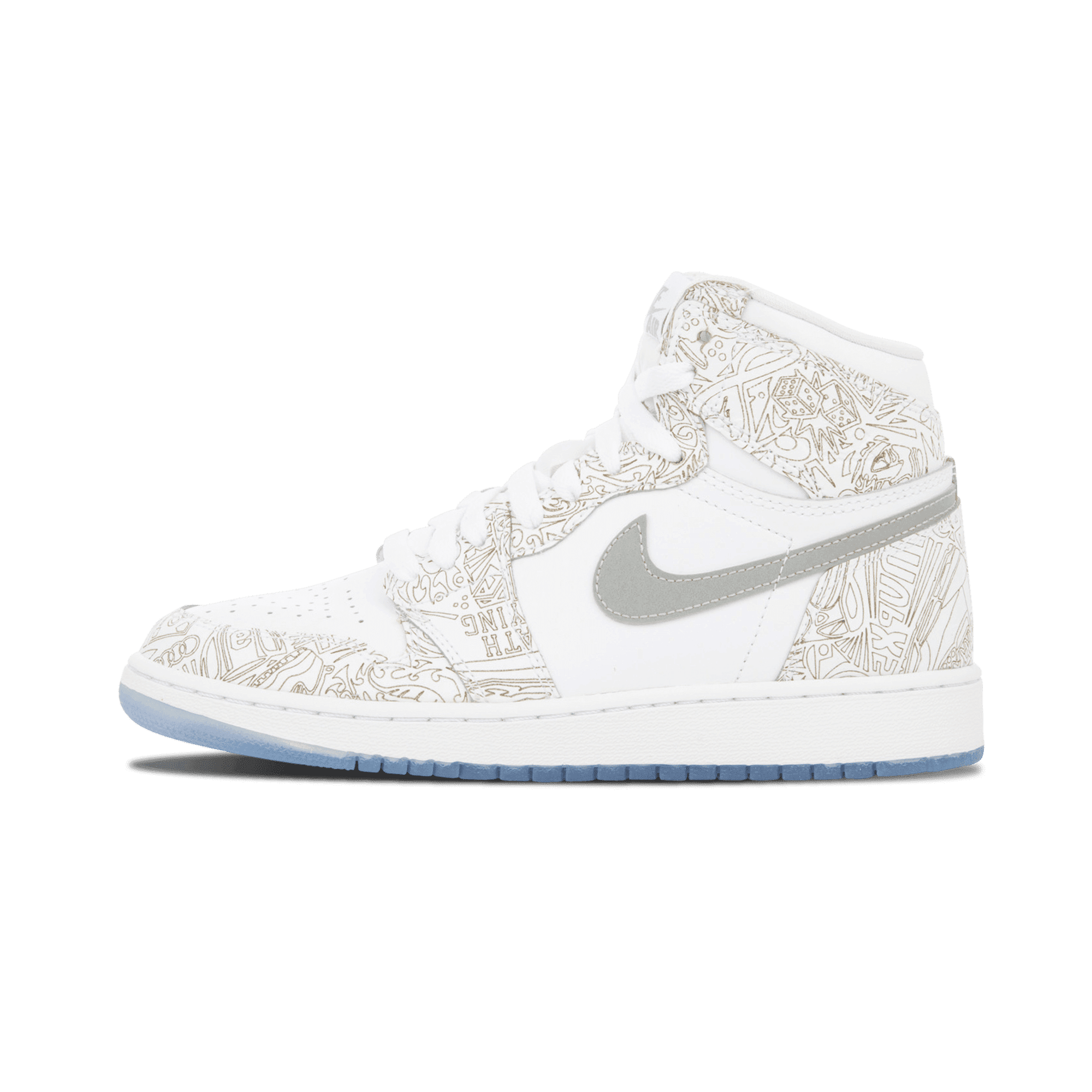 Jordan Air Jordan 1 Re Hi Og Laser Bg Laser 705290 100 Walmart Com Walmart Com