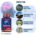 thumbnail image 3 of Healblend Neuro Plus Brain Booster Supplements - Brain & Focus Formula, Supports Memory, Concentration & Mental Clarity for Adults - 120 Capsules, 3 of 13