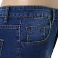 thumbnail image 5 of Aayomet Womens Jean Shorts Womens Denim Bermuda Shorts High Waist Ripped Hole Distressed Short Jeans Dark Blue,XL, 5 of 5