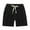 Black, variant on Odeerbi Toddler Pants Kids Boys Girls Sweat Shorts 2025 Casual Cotton Linen Shorts Baby Fashion Cute Solid Color Sports Shorts Black