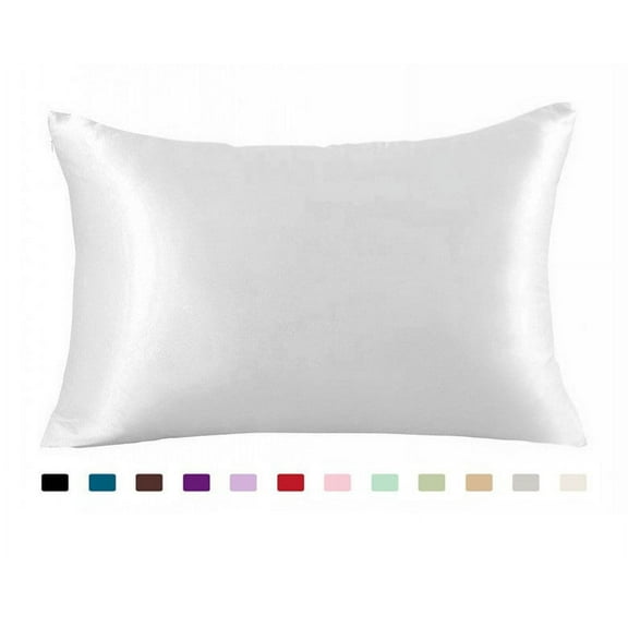 Luxsea 20*26 Inches Satin Single Pillowcase, King Satin Pillowcase w/ Zipper