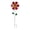 🔥 Red_Base#802, variant on Metal Garden Flower Stake Decoration for Yard, Spinning Windmill Outdoor Patio Lawn Ornament, Iron Ground Insert Landscaping Decor