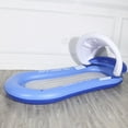 thumbnail image 4 of POINTERTECK Welpettie Water Floating Hammock Pool Lounge with Headrest Inflatable Recliner Pool Float Swimming Pool Air Mattress Floating Bed Chair Raft Water Sofa Beach Mat for Adult Kid, 4 of 4