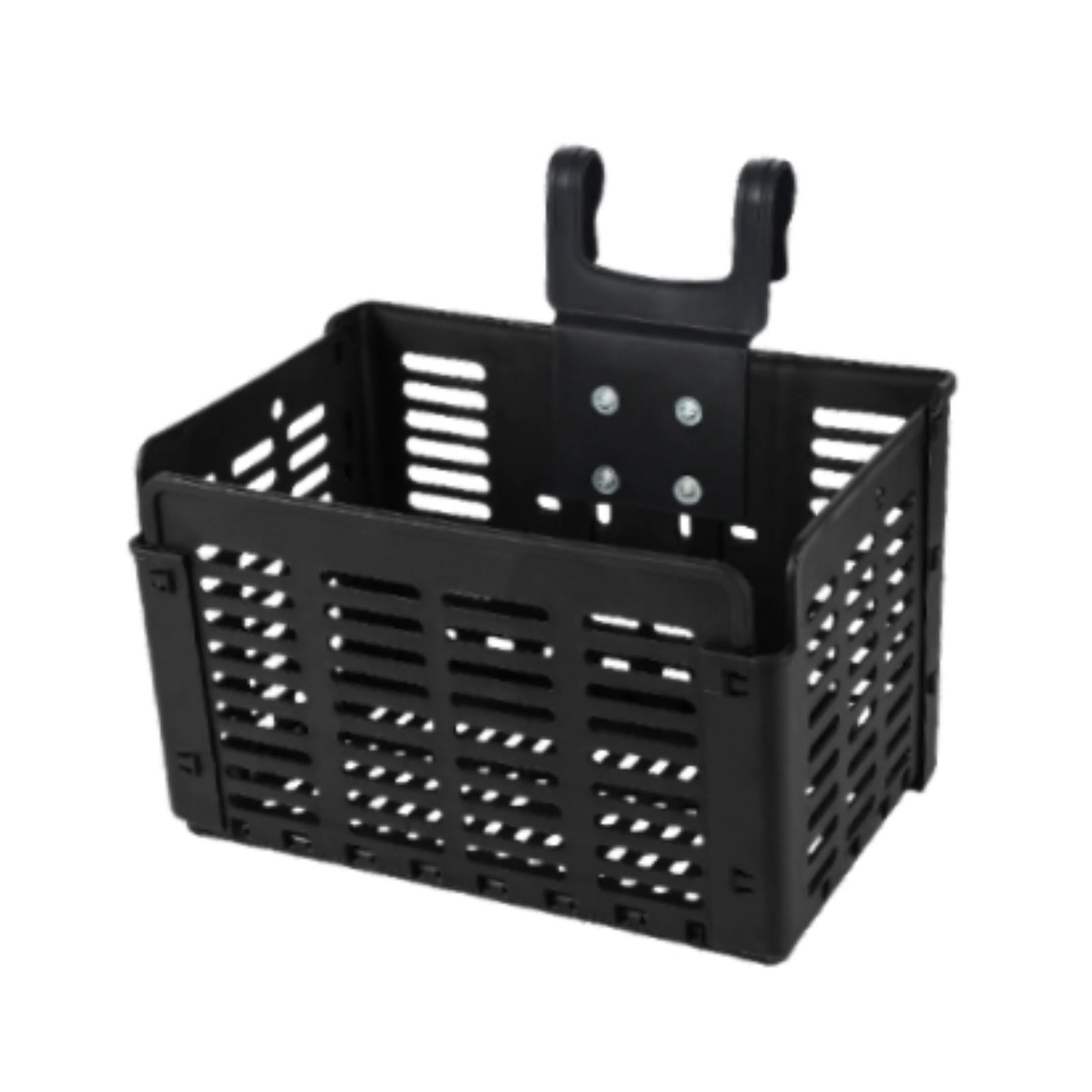 harayaa Bike Basket Installation Front Handlebar Mountain Detchable Folding Basket Quick