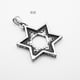 thumbnail image 4 of Collar con colgante de estrella judía de acero inoxidable Yuyangstore 20', 4 of 5