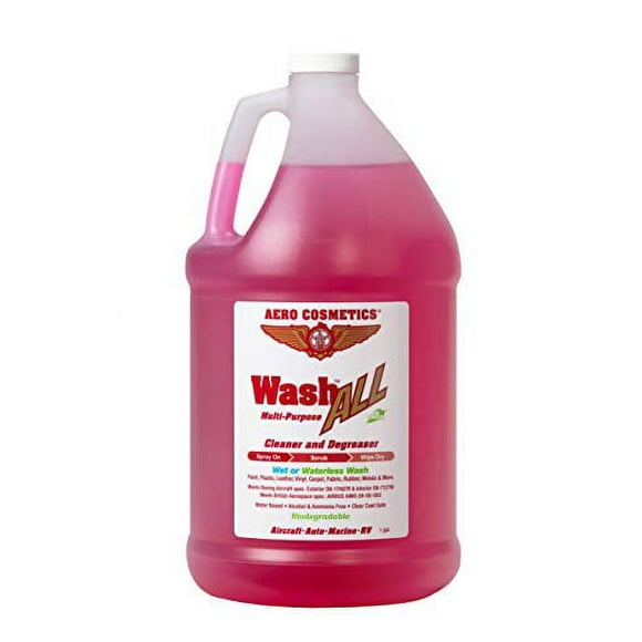 Aero Cosmetics Wash All Multi-Purpose Cleaner and Degreaser for Your Home, Car, RV, Boat and Motorcycle