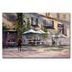 Trademark Art "Dining Alfresco" Canvas Art by Ryan Radke