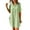 Green, variant on TJAZFJPA Black Wrap Dress Womens Button Short Sleeve Simple Shirt Casual Summer Short Dress Black Formal Dress Short Summer Dresses for Women