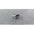 thumbnail image 2 of 925 Sterling Silver Mens Ring, Natural Purple Amethyst Cut Gemstone Mens Ring, Wedding Ring, Birthday Gift Ring, Statement Mens Ring, 2 of 3
