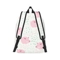 thumbnail image 3 of Balery Cute Pigs Vintage Canvas Backpack for Men and Women - Large Capacity, Durable Travel Laptop Bag for School, Work, Hiking, and Outdoor Activities, 3 of 7