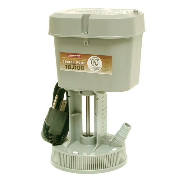 8168346,EVAPORATIVE COOLER PUMPS,SUPER OFFSET "POWERCOOL'',,Tan,CFM=10,000,GPH at 1 Ft=290
