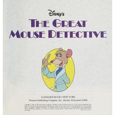 Pre-Owned The Great Mouse Detective (Golden Books) (Paperback) 0307125556 9780307125552