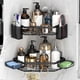 thumbnail image 4 of Wall Mounted Corner Rack for Toiletries Storage No Drilling Adhesive Bathroom Storage Shelf for Bathroom, 4 of 5