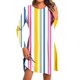 thumbnail image 2 of mfyjkho Vestidos para mujer, Vestido tipo jersey estampado de manga corta y cuello redondo para mujer Vestidos festivos para mujer xxl, 2 of 5