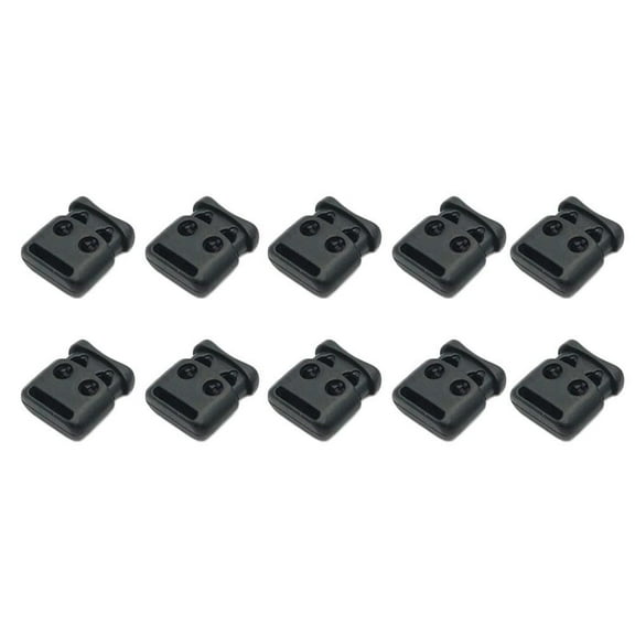 10 PCS Shoe Lace Shoelace Buckle Rope Clamp Cord Lock Stopper Run Sports Clips Y2D4