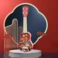 thumbnail image 1 of WLOELOEW Red Children'S Ukulele Toy, Portable Enlightenment Instrument Guitar Toy, 4 Strings Guitar Musical Instruments For Boys And Girls, Beginner'S Guitar, 1 of 7