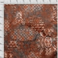 thumbnail image 4 of oneOone Cotton Cambric Orange Fabric Abstracts Quilting Supplies Print Sewing Fabric By The Yard 42 Inch Wide, 4 of 4