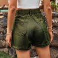 thumbnail image 5 of B91xZ Shorts d'Entraînement pour Femmes Mélange de Lin à Enfiler, AG S, 5 of 5
