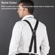 thumbnail image 3 of Correa para pantalones Sonducket tirantes en forma de X con 4 pinzas negro, 3 of 6
