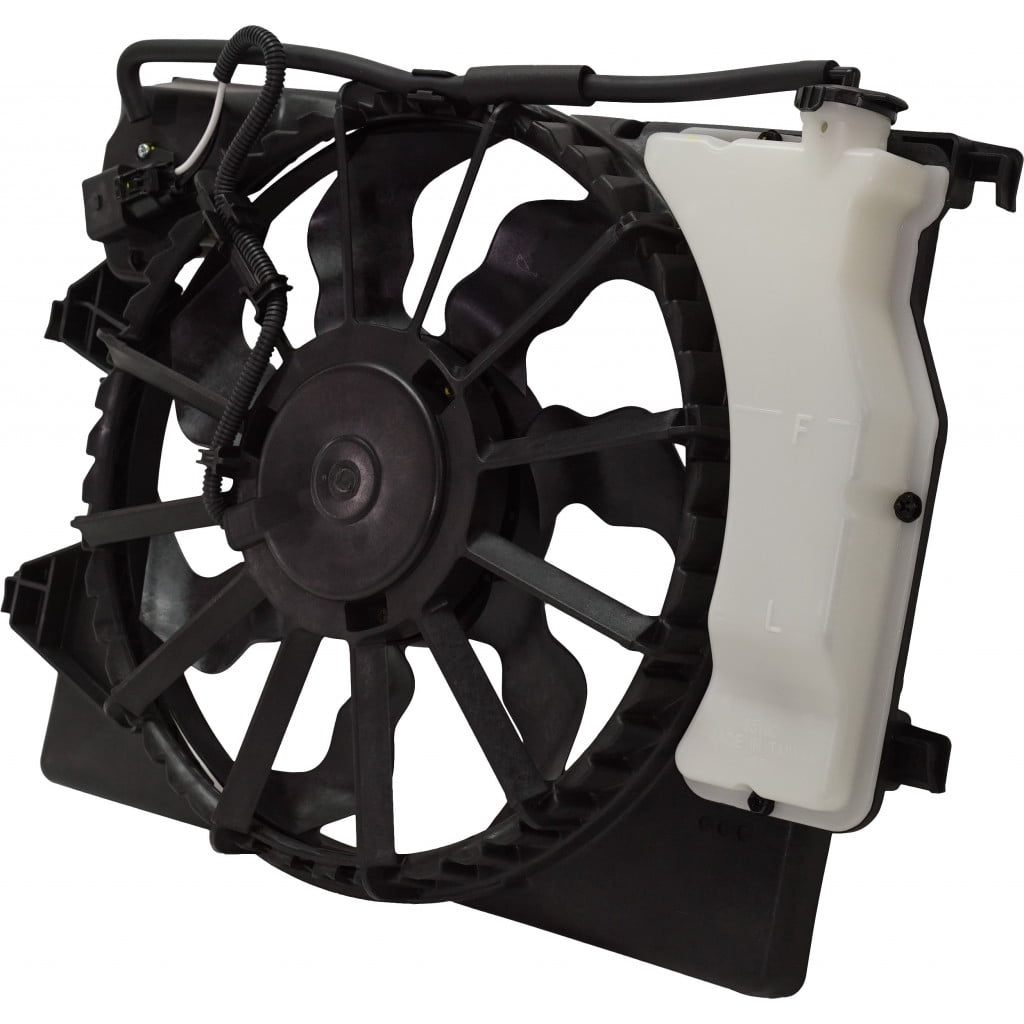 For Kia Rio 2018 2019 2020 Dual Radiator And Condenser Fan Assembly | One Blade | Replacement For HY3115161 | 25380H9050