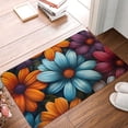 thumbnail image 4 of Yiaed Colorful Blooming Flowers Print Flannel Doormat Mat Outdoor Indoor Door Mats,Welcome Matt Outdoor Front Door Mat Doormat Outdoor Mat Outdoor Mat,16"x24", 4 of 7