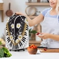 thumbnail image 3 of HELLHERO Blender Covers 1Pcs Blender Cover Polyester Spill-Proof for Kitchen Home Stylish, Music notes, 3 of 6